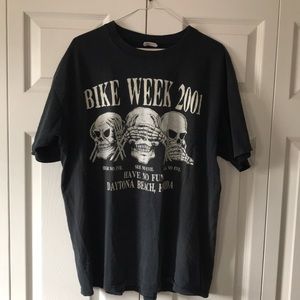 Vintage 2001 Bike Week Harley Davidson T-shirt